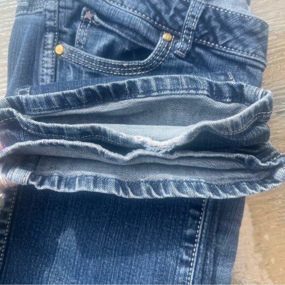 Wrangler Rock 47 Ultra Low Rise Straight Leg Denim Jeans - Picture 12 of 16